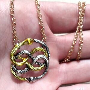 Auryn Atreyus Necklace Never Ending Story Snake Halloween Christmas Birthday NEW